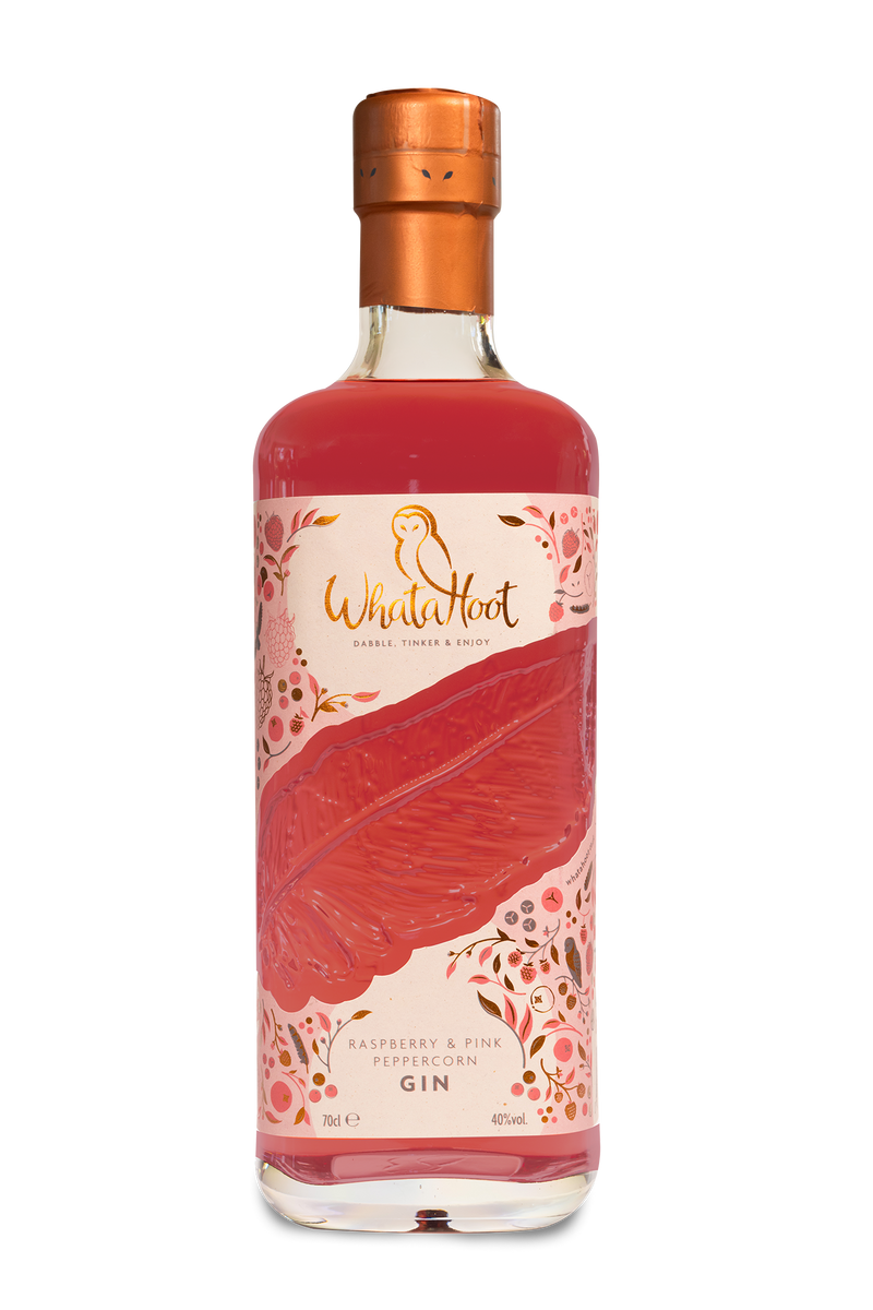 Raspberry & Pink Peppercorn Gin 70cl - WhataHoot