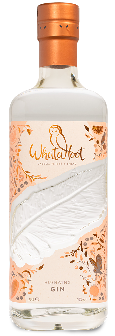 WhataHoot Hushwing Dry Gin 70cl