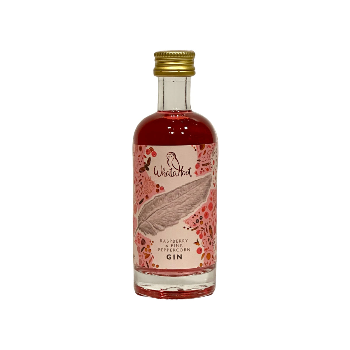 WhataHoot Raspberry & Pink Peppercorn Gin 5cl