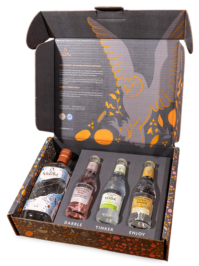 WhataHoot Navy Strength Gin Gift Box