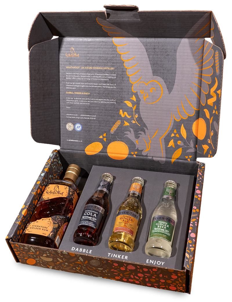 WhataHoot Signature Golden Rum Gift Box