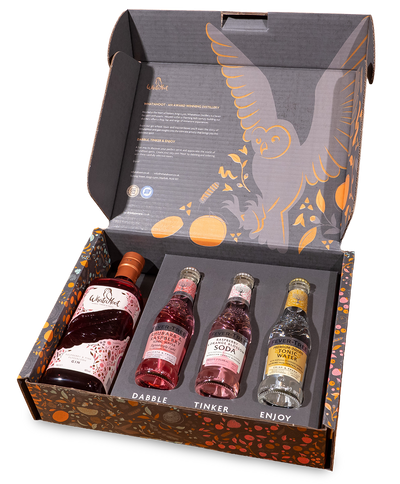 WhataHoot Raspberry & Pink Peppercorn Gin Gift Box