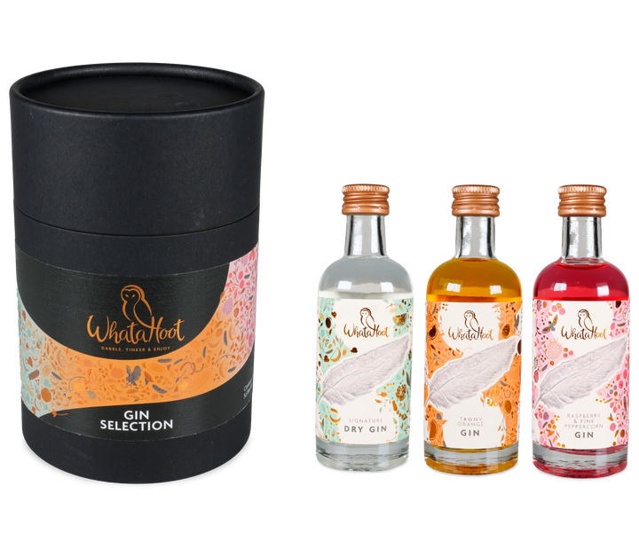 WhataHoot Gin Selection Trio (3x 5cl)