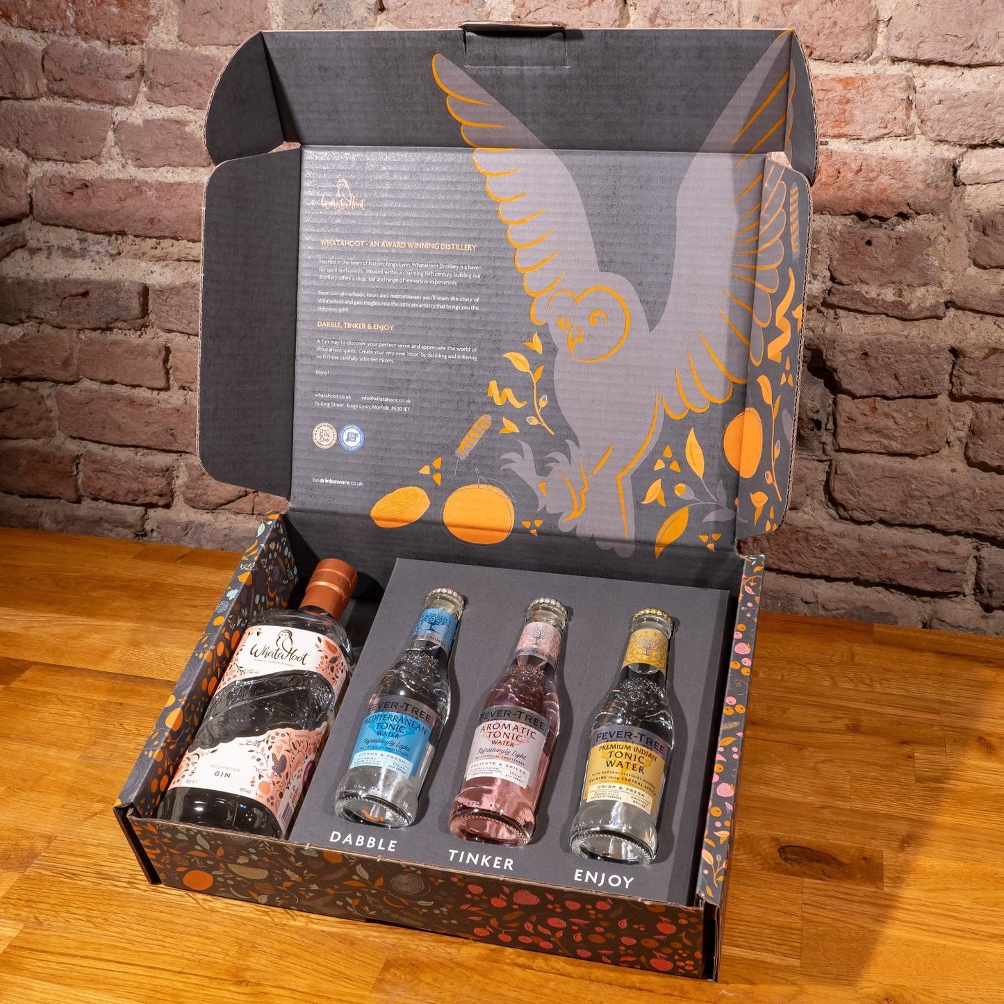 WhataHoot Hushwing Gin Gift Box