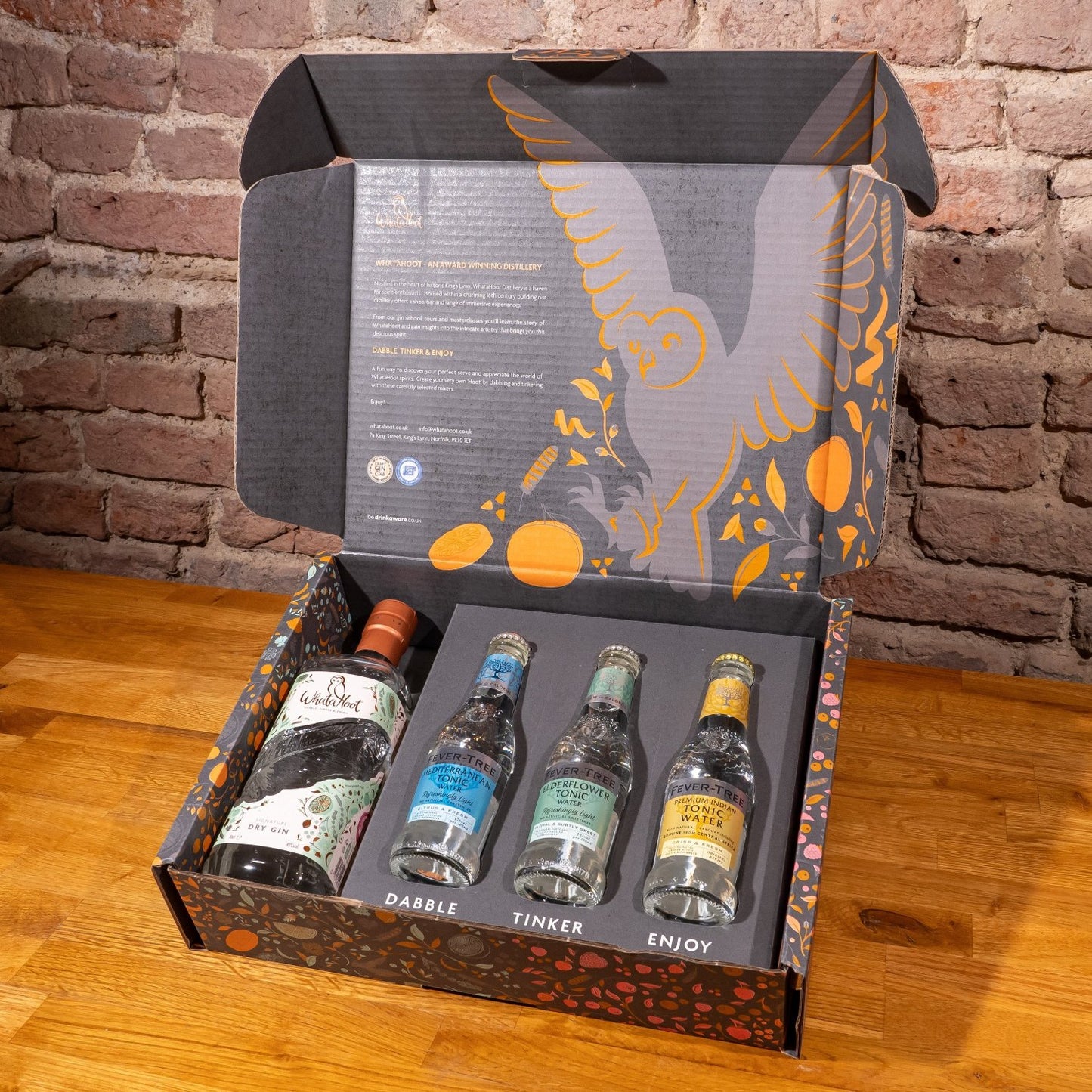 WhataHoot Signature Dry Gin Gift Box