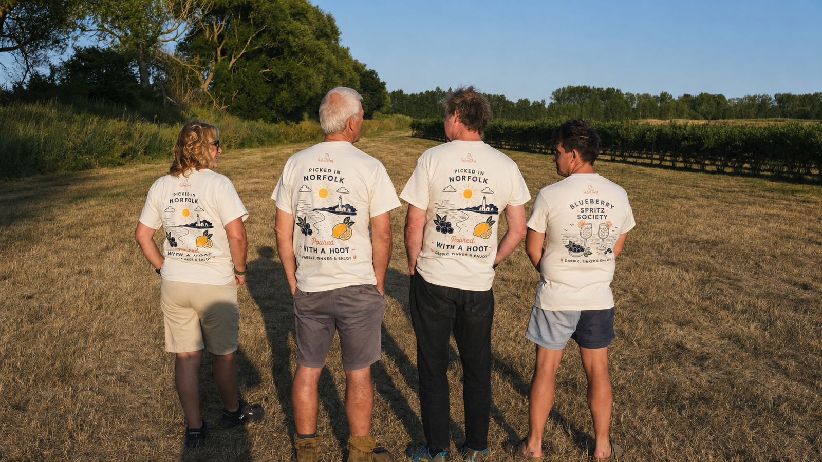 Picked in Norfolk, Distilled with a Hoot T-Shirt