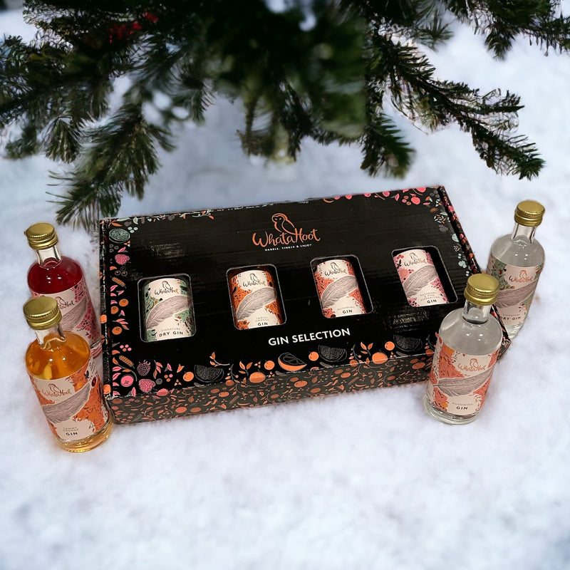 WhataHoot 4 Bottle Gin Selection Box (Pre-Order this weekend) - WhataHoot