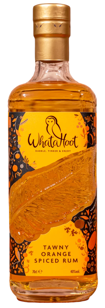 WhataHoot Tawny Orange Spiced Rum 70cl